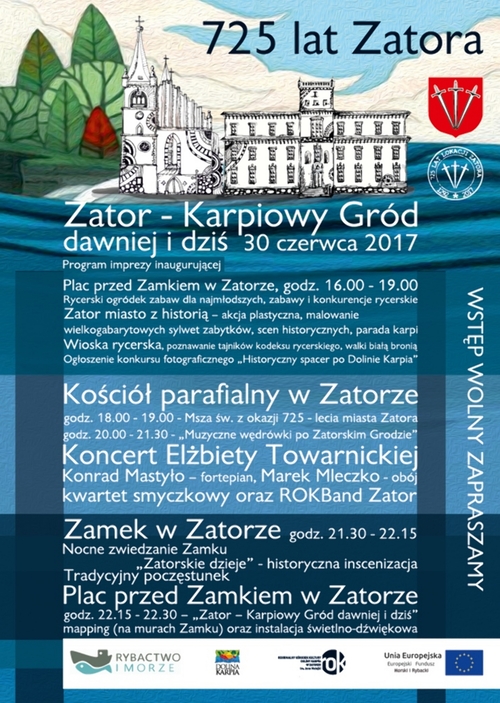 ZATOR. Karpiowy Gród dawniej i dziś. 725 lat Zatora