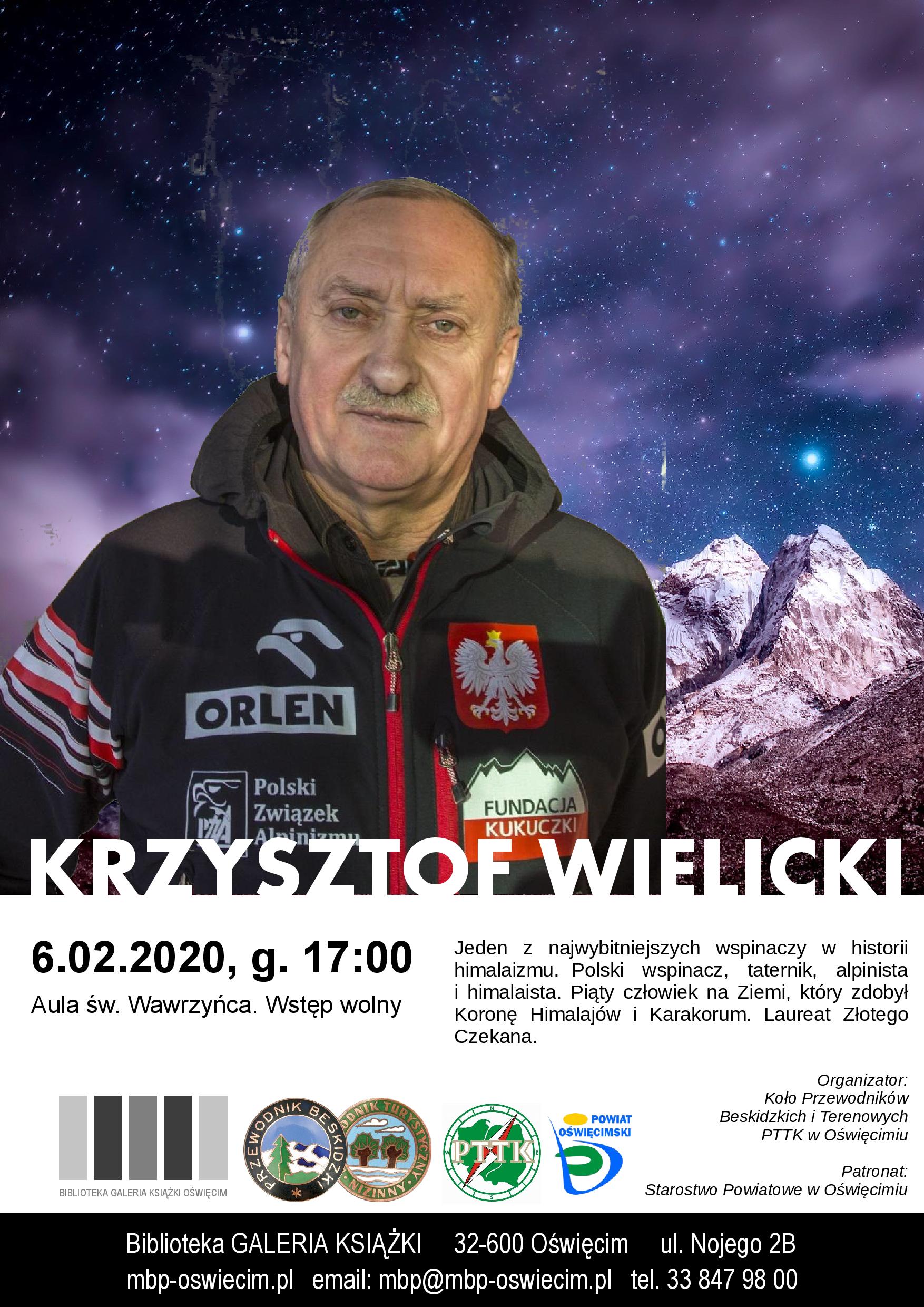 OŚWIĘCIM. Krzysztof Wielicki odwiedzi stolicę powiatu oświęcimskiego